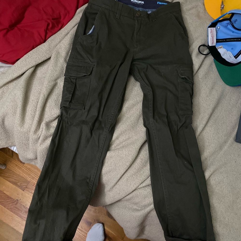 Olive green cargo pants 30 x 30